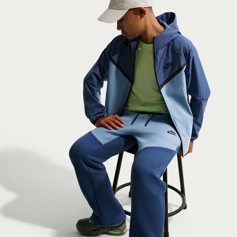 Gyerek nadrág Nike Sportswear Tech Fleece mystic navy/work blue/black/black 6