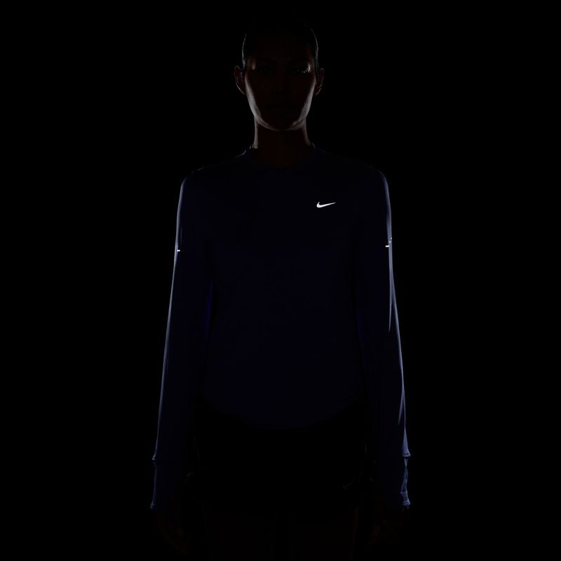 Női hosszú ujjú futópóló Nike Swift Dri-Fit UV sapphire 4