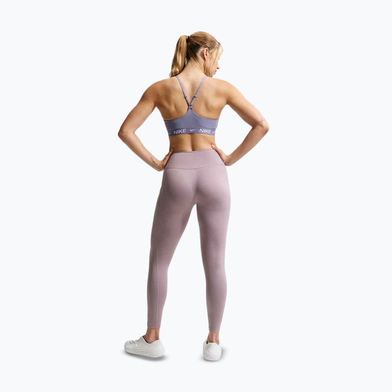 Edzőmelltartó Nike Dri-Fit Indy Light Support iron purple/iron purple/white 3