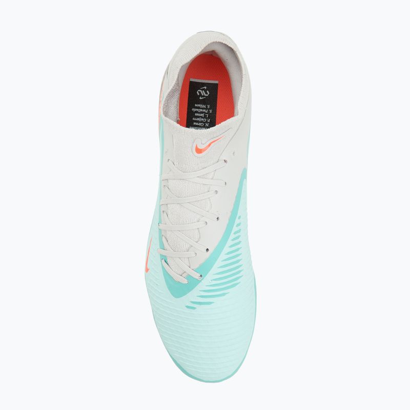 Férfi futballcipők Nike United Phantom 6 High Academy FG/MG pistachio frost/hyper orange 5