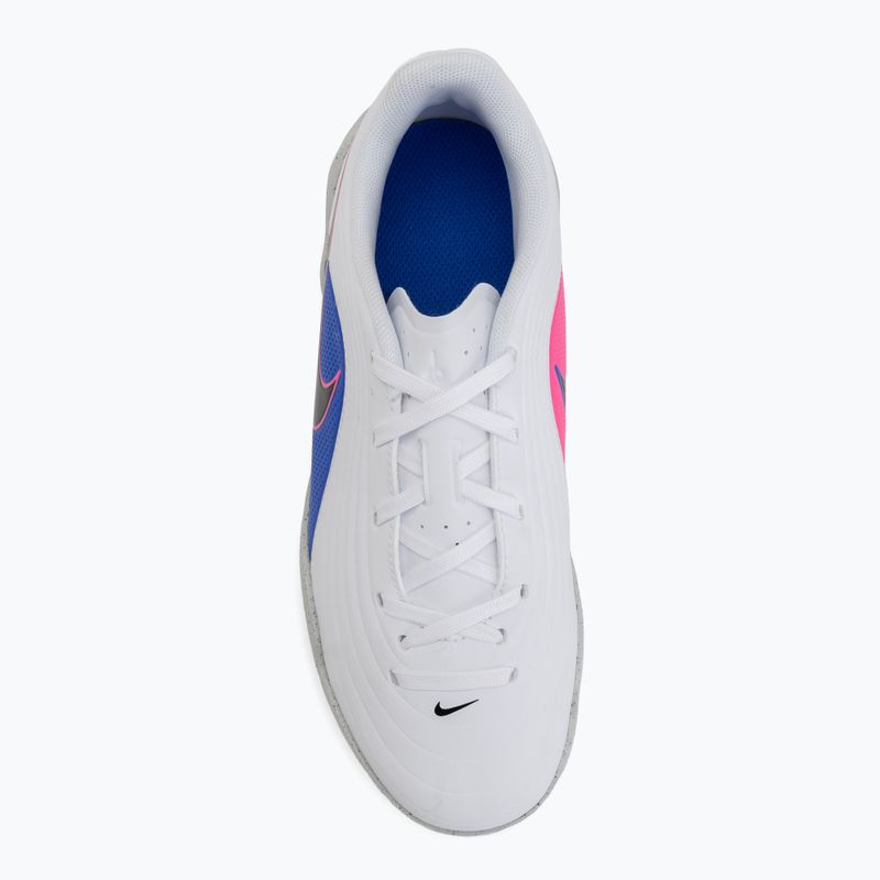 Gyerek focicipő Nike Tiempo Maestro Club Jr IC white/racer blue/pink blast/black 5
