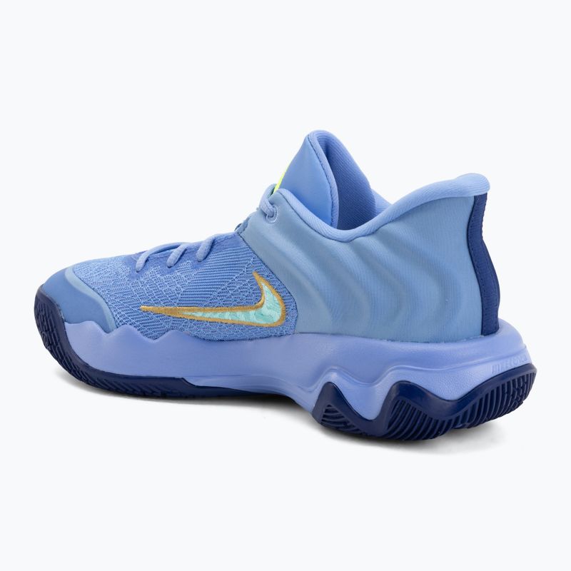 Férfi kosárlabdacipő Nike Giannis Immortality 4 royal pulse/deep royal/volt/hyper turquoise 3