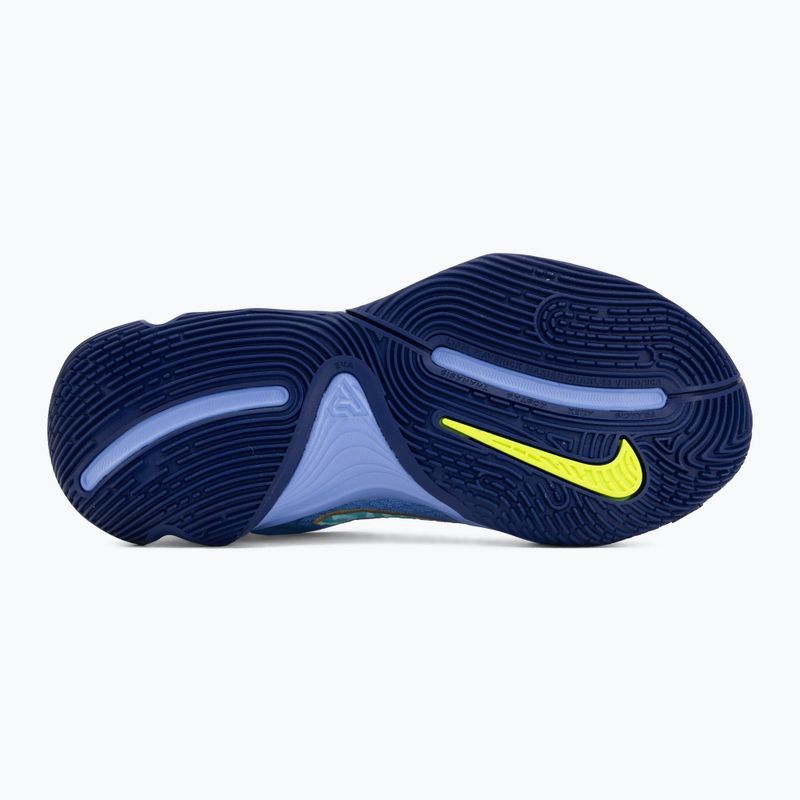 Férfi kosárlabdacipő Nike Giannis Immortality 4 royal pulse/deep royal/volt/hyper turquoise 4