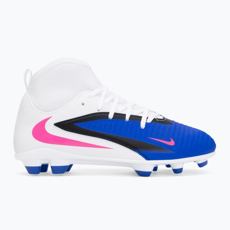 Gyerek focicipő Nike Phantom 6 High Club FG/MG racer blue/white/pink blast 2