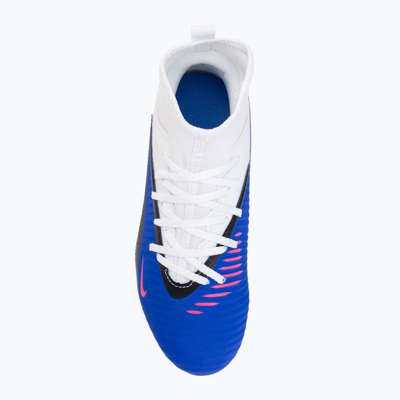 Gyerek focicipő Nike Phantom 6 High Club FG/MG racer blue/white/pink blast 5