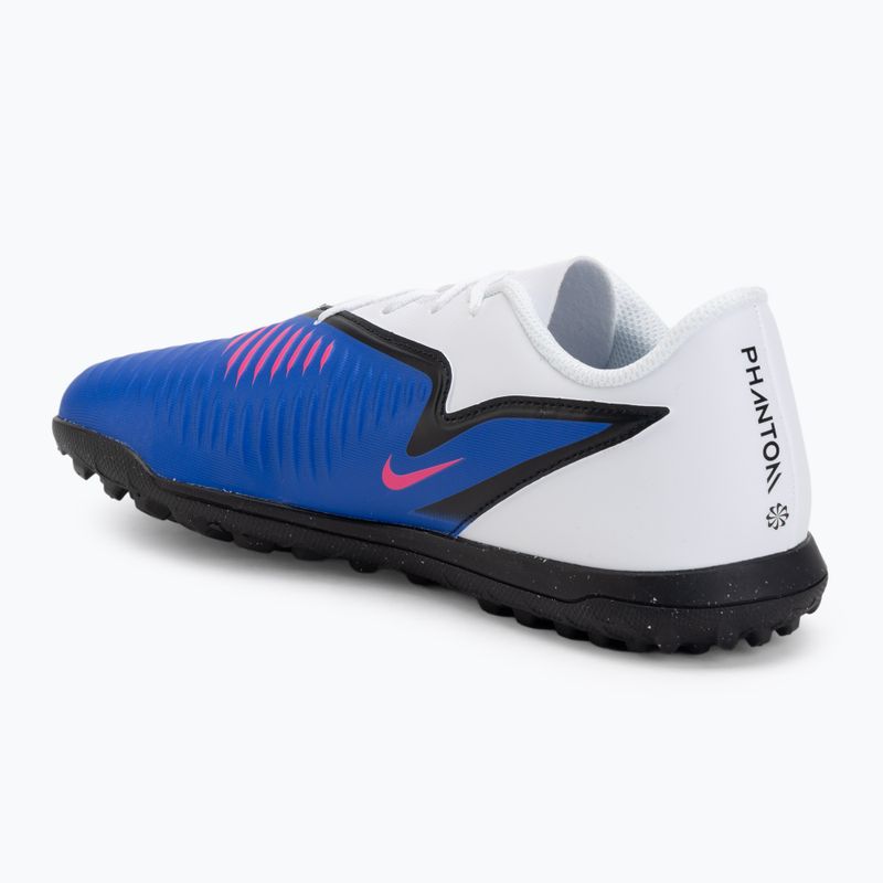 Férfi focicipő Nike Phantom 6 Low Club TF Racer Blue/White/Pink Blast 3