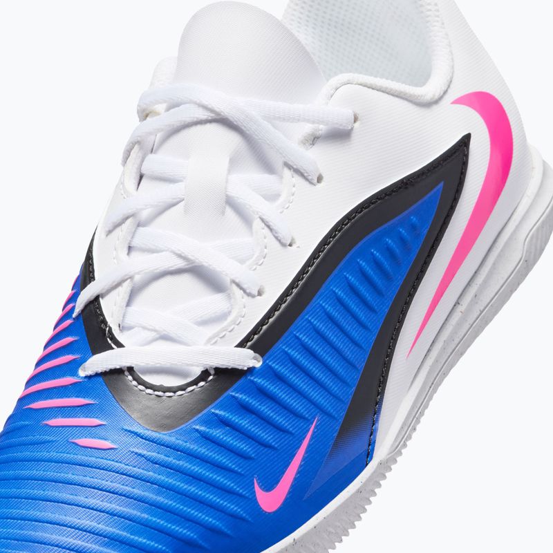 Gyerek focicipő Nike Jr. Phantom 6 Low Club IN racer blue/white/pink blast 14