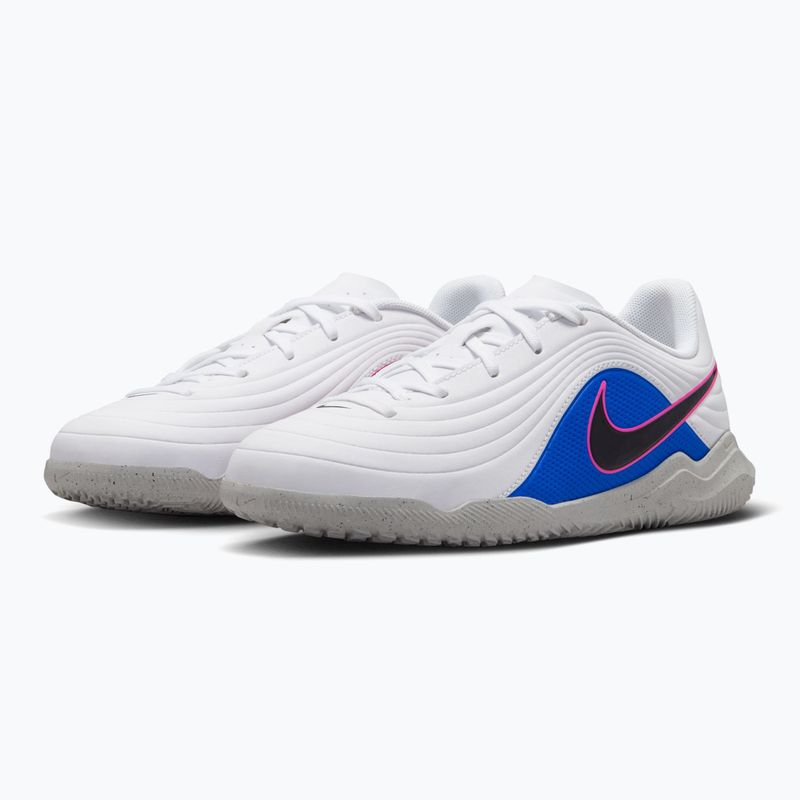 Gyerek focicipő Nike Tiempo Maestro Club Jr IC white/racer blue/pink blast/black 3