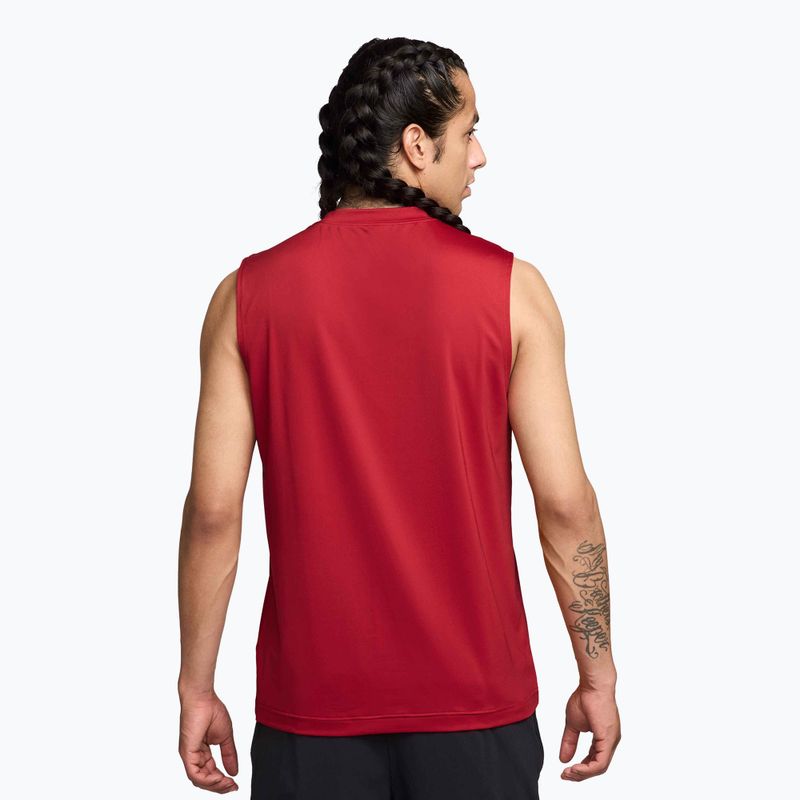 Férfi kosárlabda mez Jordan Sport Essential gym red 2