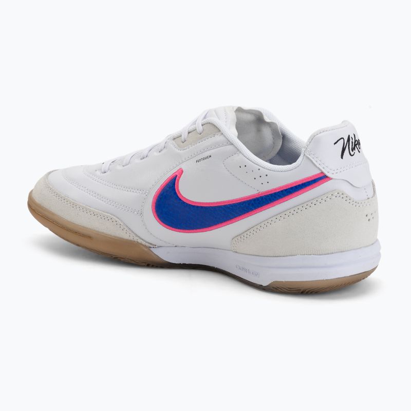 Férfi futballcipők Nike Streetgato white/pink blast/racer blue 3