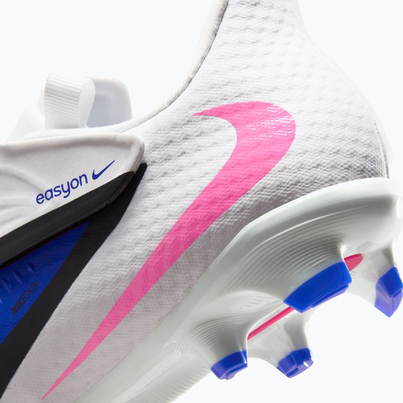 Férfi focicipő Nike Phantom 6 Low Academy EasyOn FG/MG racer blue/white/pink blast 9
