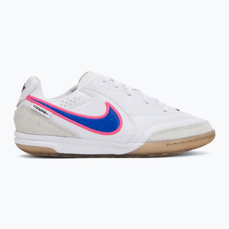 Gyerek focicipő Nike Tiempo Streetgato Jr white/pink blast/racer blue 2