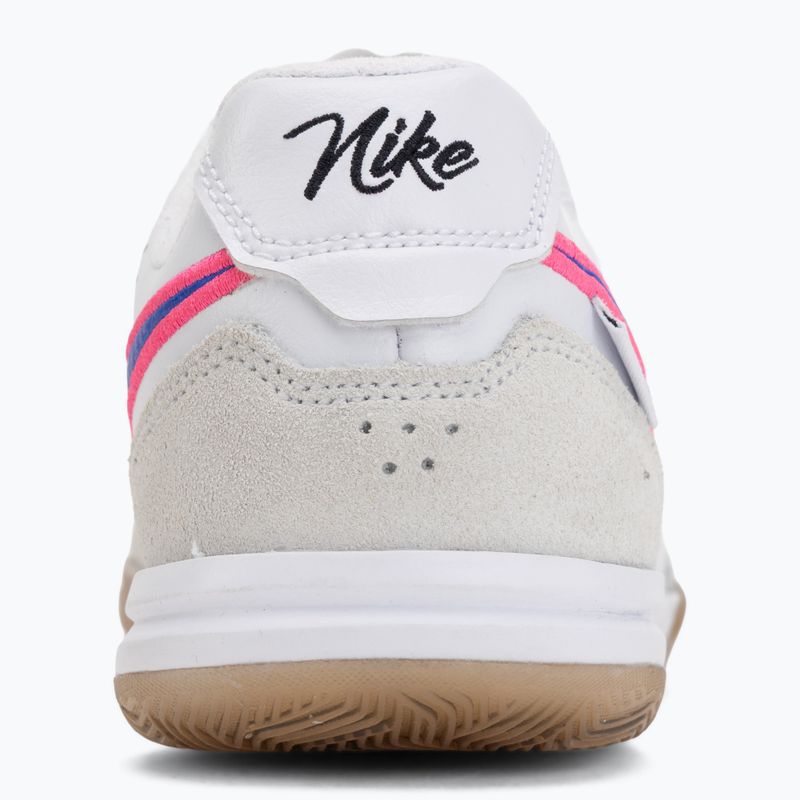 Gyerek focicipő Nike Tiempo Streetgato Jr white/pink blast/racer blue 6