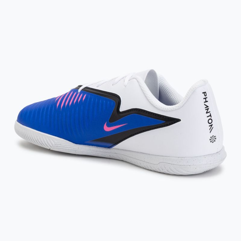 Gyerek focicipő Nike Jr. Phantom 6 Low Club IN racer blue/white/pink blast 3