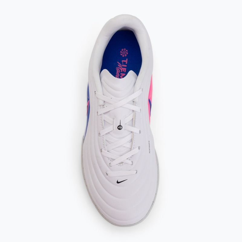 Gyerek focicipő Nike Tiempo Maestro Academy Jr TF white/racer blue/pink blast/black 5