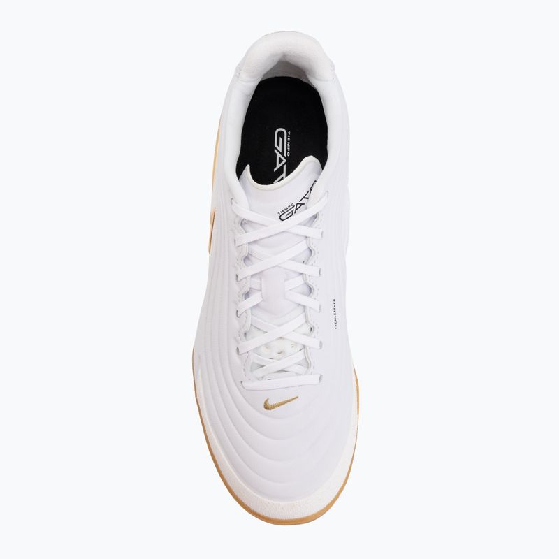 Férfi futballcipő Nike Tiempo Reactgato IC white/metallic gold 5