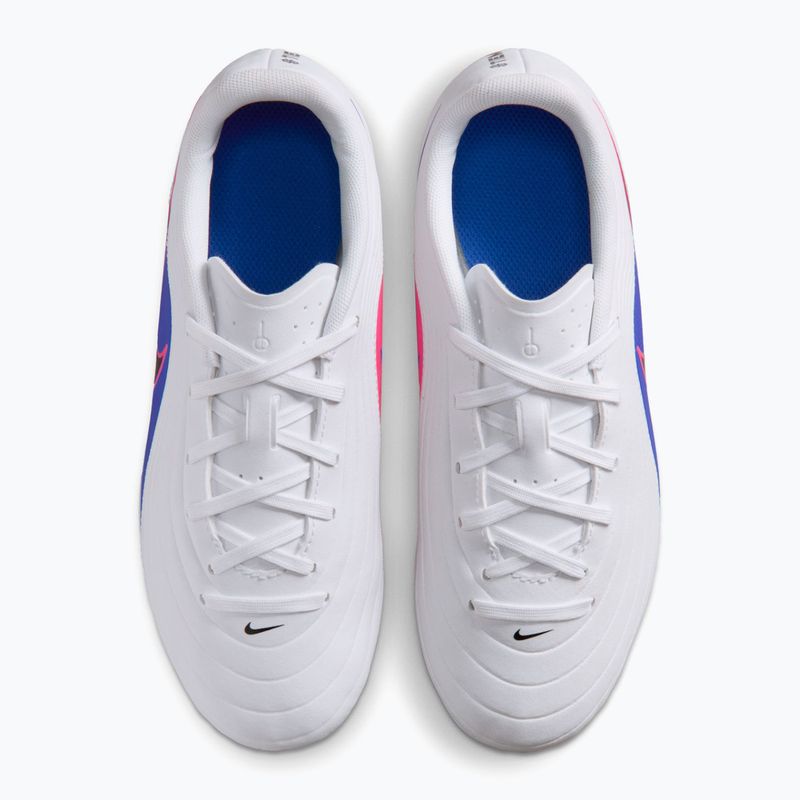 Gyerek focicipő Nike Tiempo Maestro Club Jr FG/MG white/racer blue/pink blast/black 13