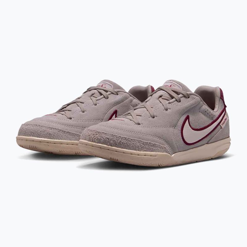 Gyerek focicipő Nike Tiempo Streetgato Premium Jr moon particle/team red/chalk 3