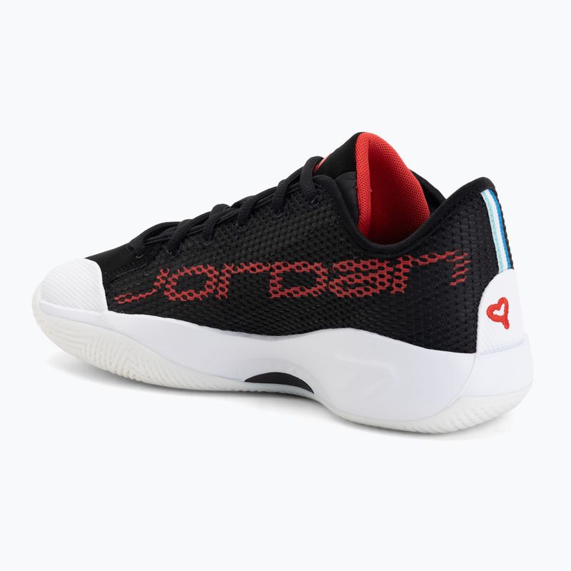 Férfi kosárlabdacipők Nike Jordan Luka 77 black/white/university red 3