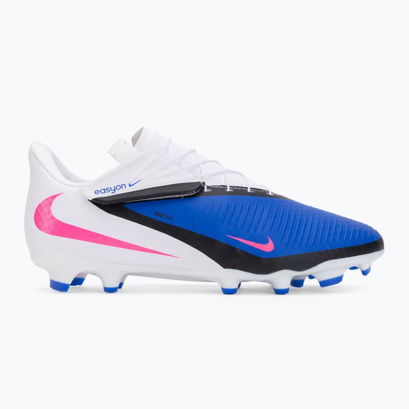 Férfi focicipő Nike Phantom 6 Low Academy EasyOn FG/MG racer blue/white/pink blast 2