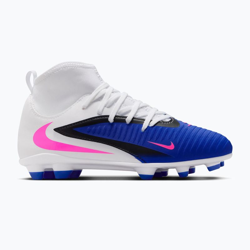 Gyerek focicipő Nike Phantom 6 High Club FG/MG racer blue/white/pink blast 8
