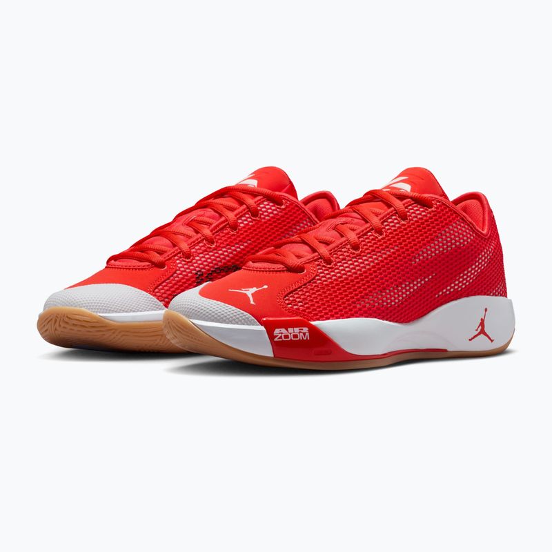 Férfi kosárlabda cipő Jordan Gap 77 chile red/gum light brown/white 10