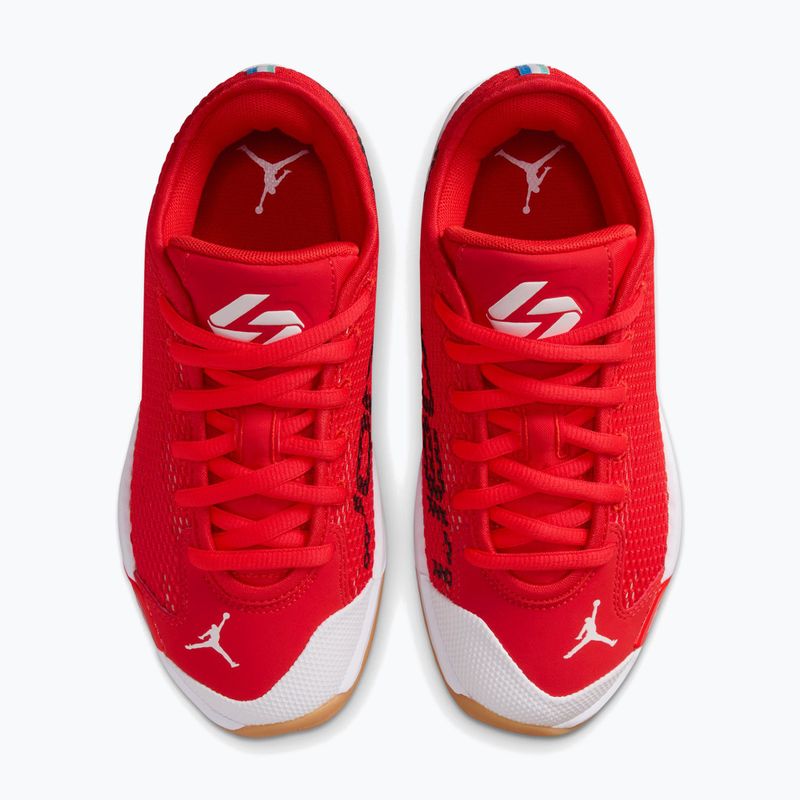 Gyermek kosárlabda cipők  Jordan Gap 77 GS Jr chile red/gum light brown/white 11