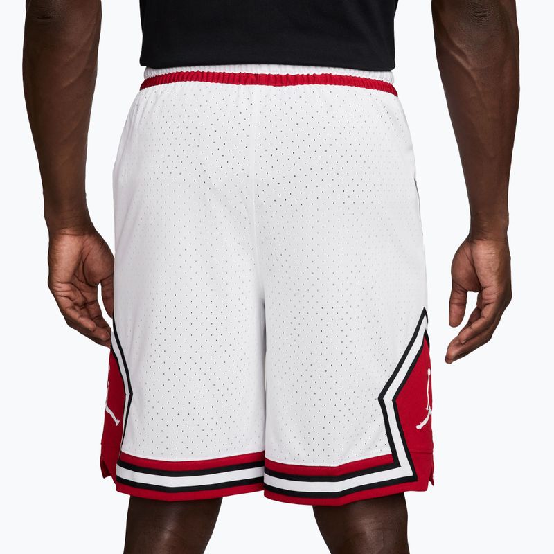 Férfi kosárlabda nadrág Jordan Sport Dri-FIT 9" Diamond white/gym red/white 2