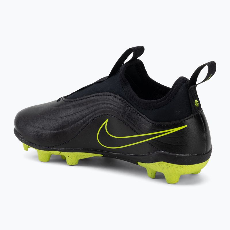 Gyerek focicipő Nike Tiempo Maestro Flex Jr FG/MG PS black/volt/black 3