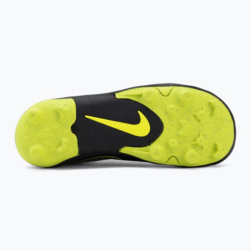 Gyerek focicipő Nike Tiempo Maestro Flex Jr FG/MG PS black/volt/black 4