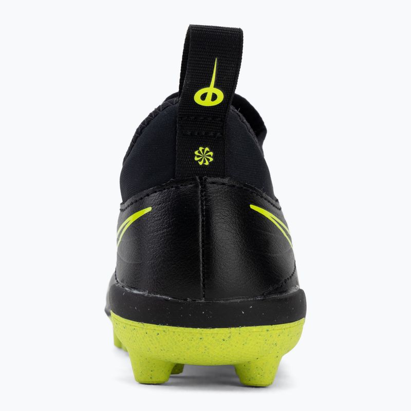 Gyerek focicipő Nike Tiempo Maestro Flex Jr FG/MG PS black/volt/black 6
