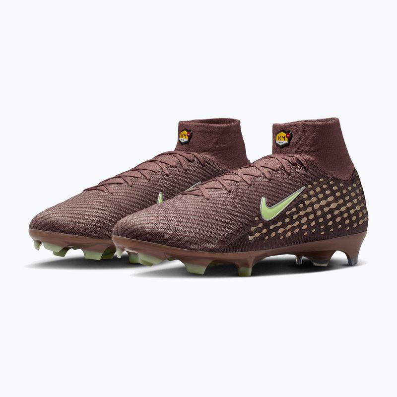 Férfi focicipők Nike Mercurial Superfly 10 Elite Kylian Mbappé FG plum eclipse/metallic silver 3
