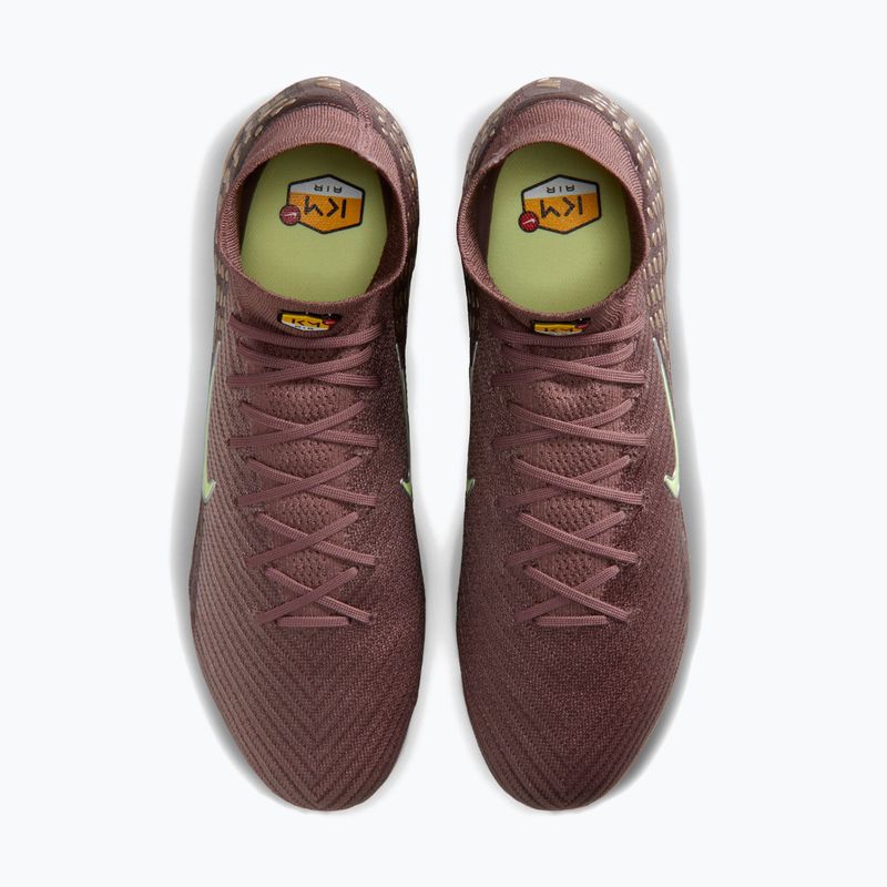 Férfi focicipők Nike Mercurial Superfly 10 Elite Kylian Mbappé FG plum eclipse/metallic silver 5