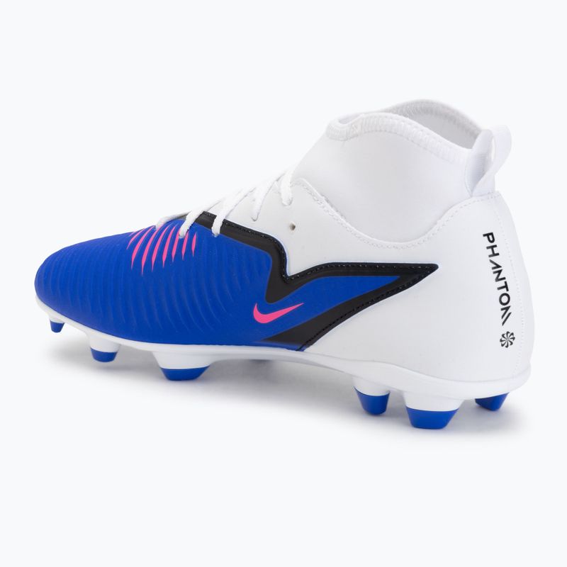 Férfi focicipő Nike Phantom 6 High Club FG/MG racer blue/white/pink blast 3