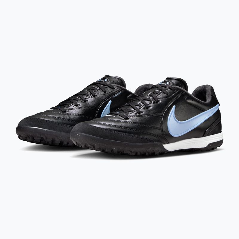 Férfi focicipők Nike Tiempo Ligera Pro TF black/ice blue/obsidian 10