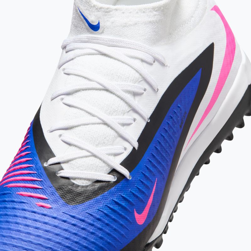 Férfi focicipő Nike Phantom 6 High Academy TF Racer Blue/White/Pink Blast 8