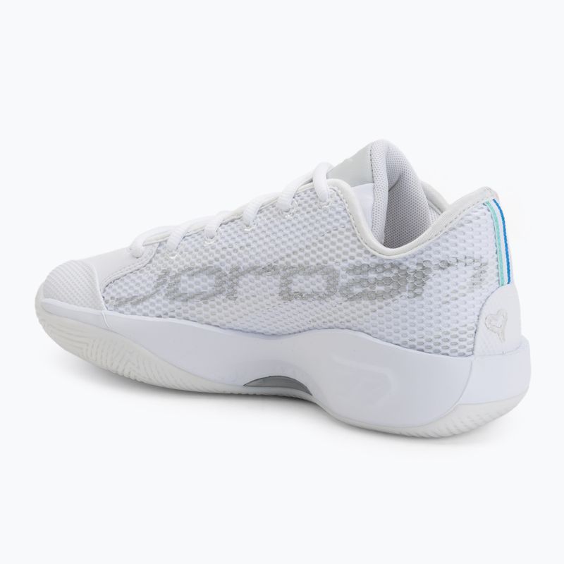 Férfi kosárlabdacipő Nike Jordan Luka 77 white/metallic silver/photon dust 3