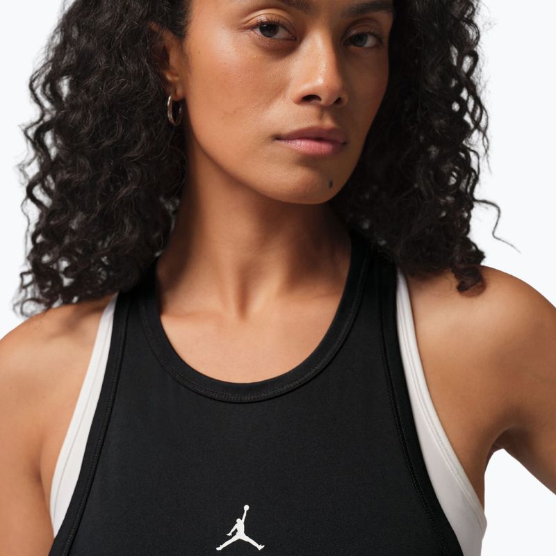 Női póló Jordan Sport Essentials Dri-Fit Ujjatlan Felső fekete/fehér 5