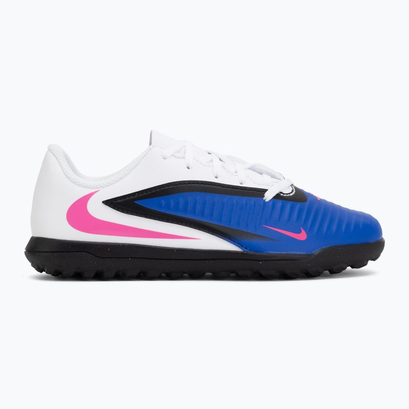 Gyerek focicipő Nike Jr. Phantom 6 Low Club TF racer blue/white/pink blast 2