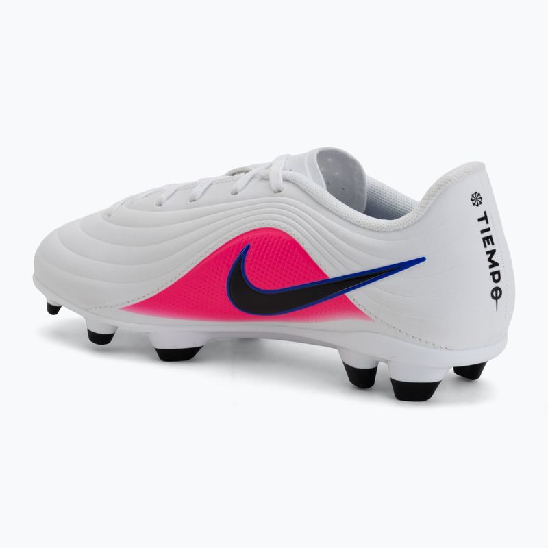 Gyerek focicipő Nike Tiempo Maestro Club Jr FG/MG white/racer blue/pink blast/black 3