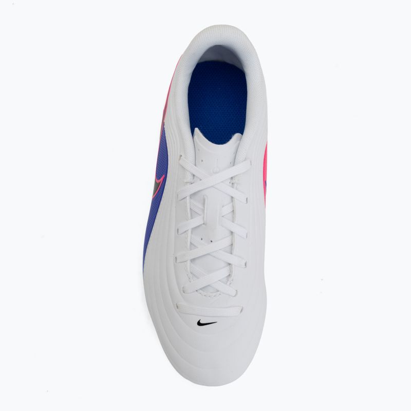 Gyerek focicipő Nike Tiempo Maestro Club Jr FG/MG white/racer blue/pink blast/black 5