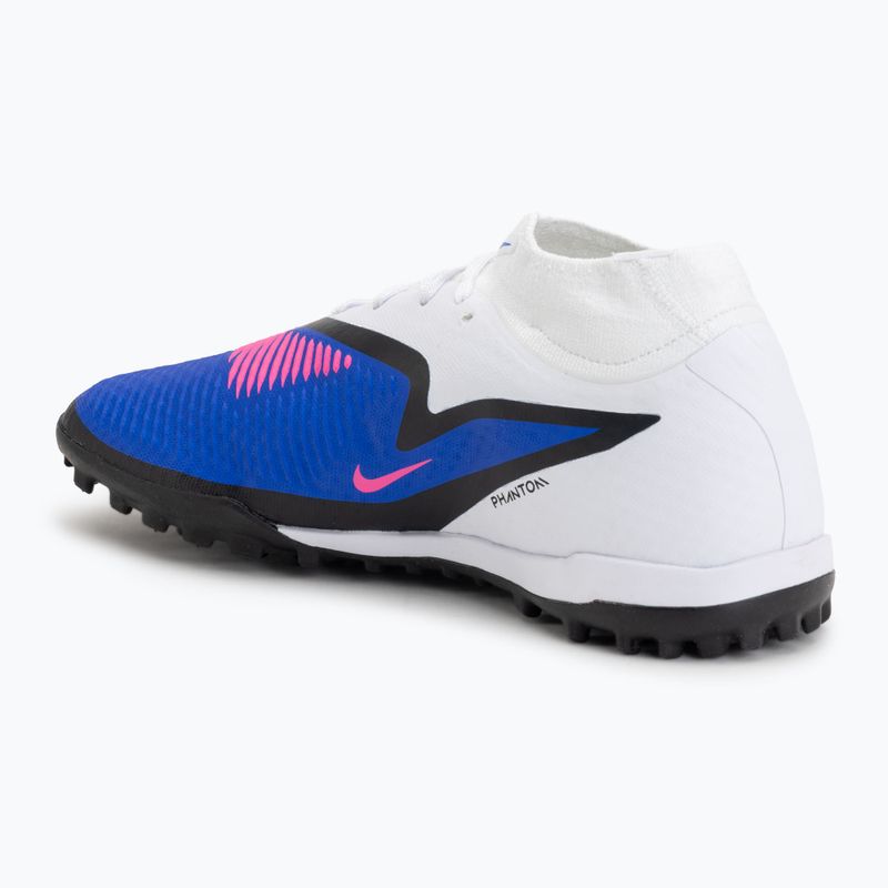 Férfi focicipő Nike Phantom 6 High Academy TF Racer Blue/White/Pink Blast 3
