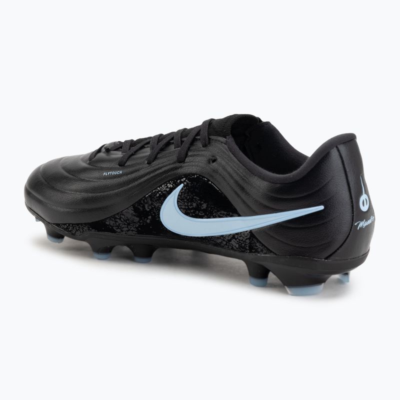 Gyerek focicipők Nike Tiempo Maestro Academy Jr FG/MG black/ice blue 3