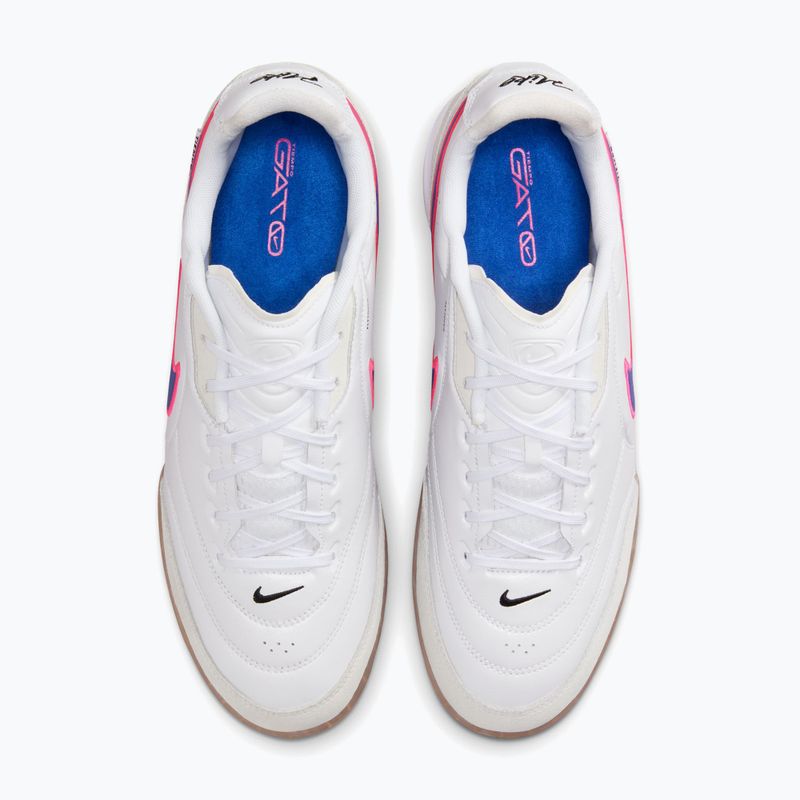 Férfi futballcipők Nike Streetgato white/pink blast/racer blue 5