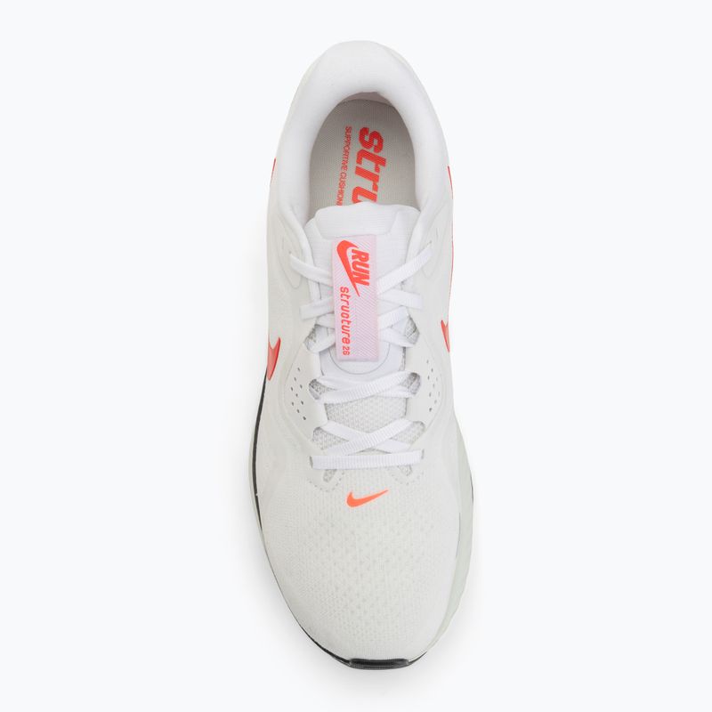 Férfi futócipő Nike Structure 26 white/medium ash/bright crimson 5