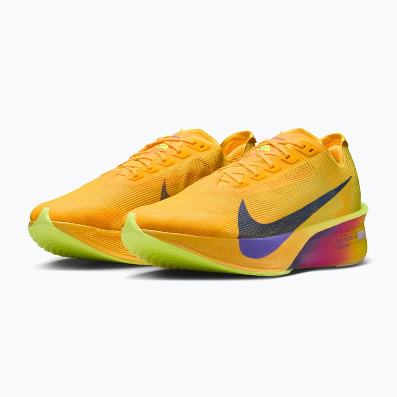 Férfi futócipő Nike Vaporfly 4 Citron Pulse/Laser Orange/Indigo Burst 3