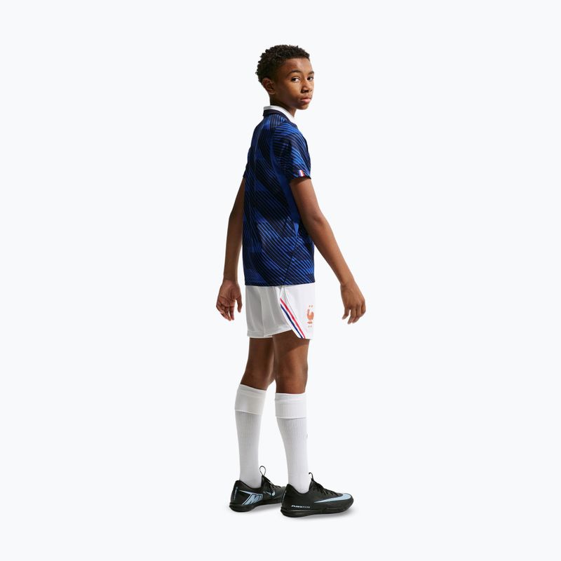 Gyerek futball rövidnadrág Nike FFF 2026 Stadium Home white/metallic copper 4
