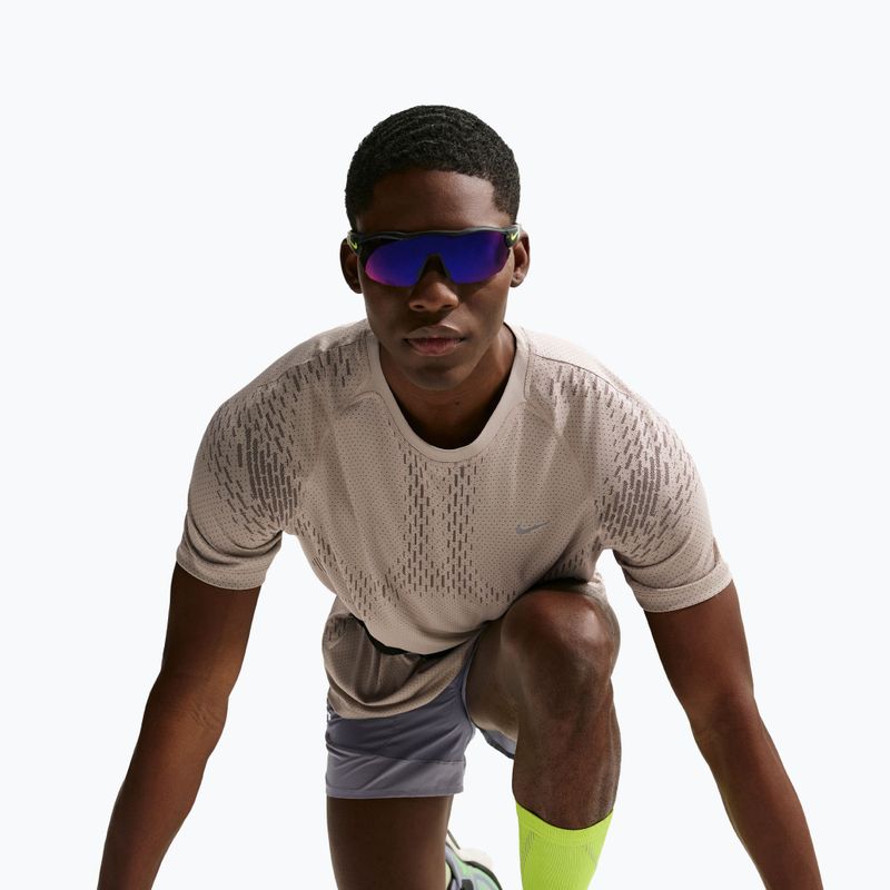 Férfi futópóló Nike Stride Dri-Fit ADV cream li/mink brown 6