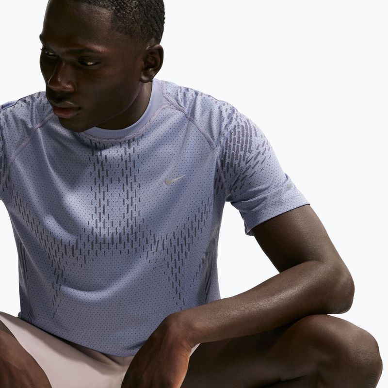 Férfi futópóló Nike Stride Dri-Fit ADV iron purple/dark raisin 7