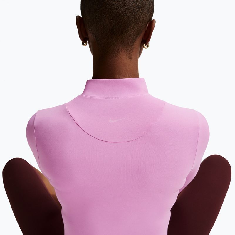 Női edzőfelső Nike Zenvy Dri-Fit Full Zip light magenta/white 4